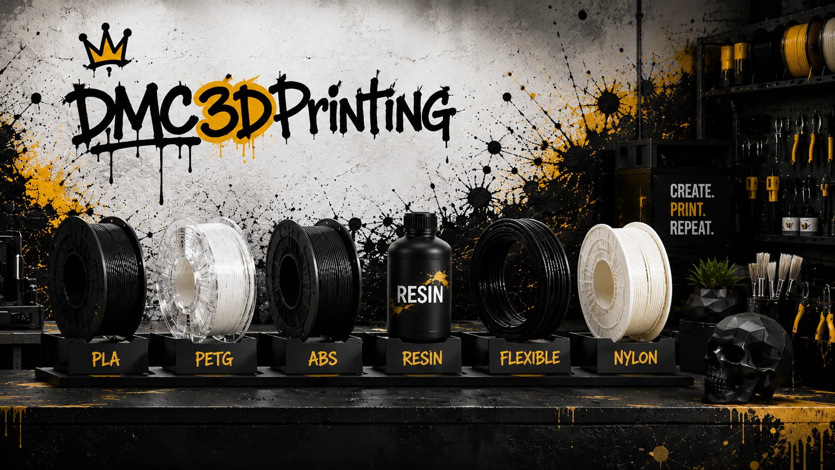 DMC3DPrinting materials lineup